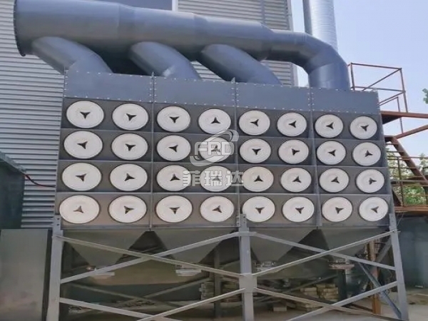 皮帶機使用濾筒除塵器